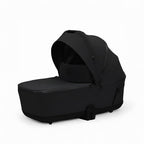 Bella III Black Carry Cot offering safety and elegance for newborns up to 6 months.