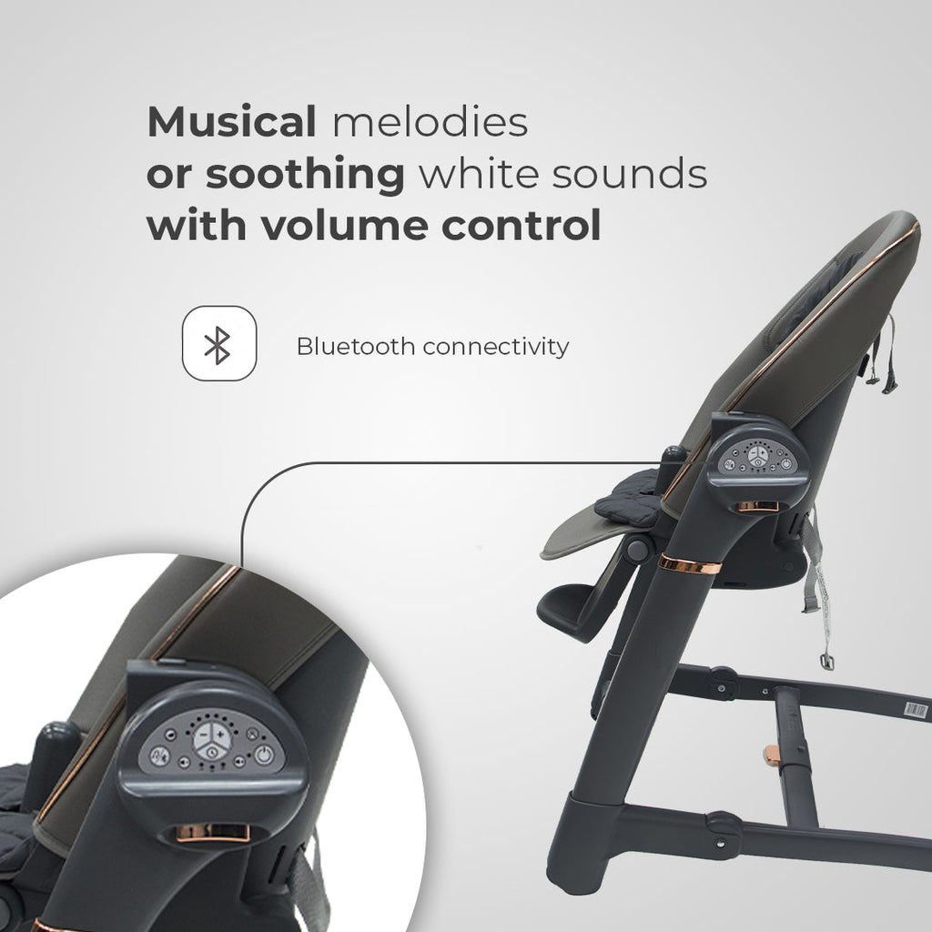 Royal 3 in 1 Swing and High Chair - Grey