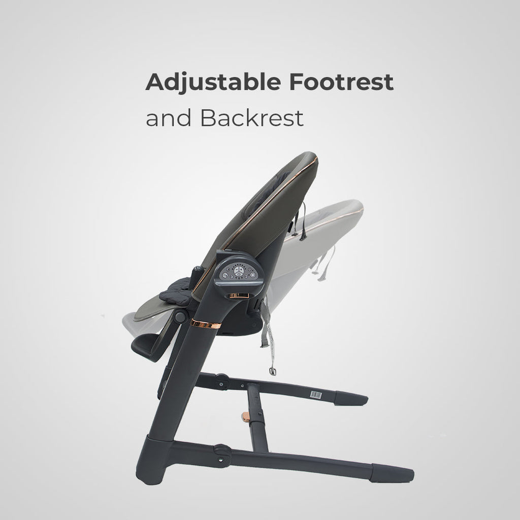 Royal 3 in 1 Swing and High Chair - Grey